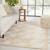 Jaipur Living Fiorita NAT43 Geometric Light Beige Handwoven Area Rugs