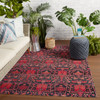 Jaipur Living Genesee POL45 Trellis Red Power Loomed Area Rugs