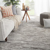 Jaipur Living Ramsay REI13 Stripes Dark Gray Hand Knotted Area Rugs