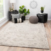 Jaipur Living Sasha CIT02 Medallion Taupe Hand Tufted - 12'x15' Rectangle Area Rug