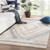 Jaipur Living Sani PAD01 Geometric Gray Power Loomed - 6'5"x9'5" Rectangle Area Rug