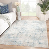 Jaipur Living Siena CIQ20 Damask Blue Power Loomed - 3'11"x5'11" Rectangle Area Rug