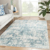 Jaipur Living Eero CIQ21 Abstract Blue Power Loomed - 3'11"x5'11" Rectangle Area Rug