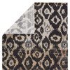 Jaipur Living Livio SBC03 Ikat Black Power Loomed Area Rugs