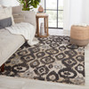 Jaipur Living Livio SBC03 Ikat Black Power Loomed Area Rugs