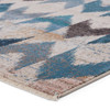 Jaipur Living Zevi SBC06 Chevron Blue Power Loomed Area Rugs