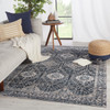 Jaipur Living Calimesa SZN01 Trellis Dark Blue Power Loomed Area Rugs