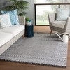 Jaipur Living Kiyan TKL02 Border Gray Power Loomed Area Rugs