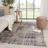 Jaipur Living Damek TUN02 Abstract Gray Power Loomed Area Rugs