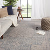 Jaipur Living Epsilon WNO01 Medallion Blue Power Loomed Area Rugs