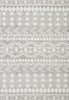 Loloi II Bliss Shag Bls-05 Grey / White Power Loomed Area Rugs