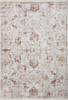 Loloi Bonney Bny-04 Silver / Sunset Power Loomed Area Rugs