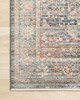 Loloi Claire Cle-06 Blue / Sunset Power Loomed Area Rugs