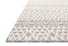 Loloi Cole Col-04 Silver / Ivory Power Loomed Area Rugs