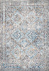 Loloi II Dante Dn-03 Granite / Lt. Blue Power Loomed Area Rugs