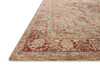 Loloi Gaia Gaa-01 Gold / Brick Power Loomed Area Rugs