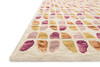 Loloi Hallu Hal-05 Ivory / Sunset Hooked Area Rugs