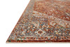 Loloi Lourdes Lou-02 Rust / Multi Power Loomed Area Rugs