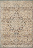 Loloi Lourdes Lou-06 Ivory / Multi Power Loomed Area Rugs