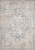 Loloi II Lucia Luc-01 Grey / Sunset Power Loomed Area Rugs