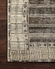 Loloi Mika Mik-07 Charcoal / Ivory Power Loomed Area Rugs