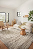 Loloi II Neda Ned-01 Taupe / Stone Power Loomed Area Rugs