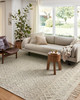 Loloi II Noelle Noe-02 Ivory / Black Hand Woven Area Rugs