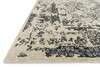 Loloi Pearl Pu-02 Heather Gray / Navy Hand Knotted Area Rugs