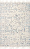 Loloi Ronnie Ron-01 Ivory / Ocean Power Loomed Area Rugs