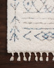 Loloi Ronnie Ron-02 Ivory / Sky Power Loomed Area Rugs