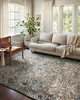 Loloi II Saban Sab-04 Blue / Sand Power Loomed Area Rugs