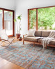 Loloi Sebastian Seb-07 Ocean / Spice Power Loomed Area Rugs