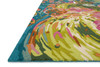 Loloi Wild Bloom Wv-05 Ocean / Multi Hooked Area Rugs