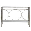 Uttermost Luano Silver Console Table