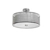 Dainolite 3lt Semi-flush W/ Laser Cut Shade - 1015-16FH-SC