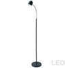 Dainolite 5w Floor Lamp, Satin Black Finish - 123LEDF-BK