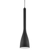 Dainolite 1lt Pendant, Black - 480-1P-BK