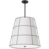 Dainolite 4lt  Pendant, Mb W/wh Shade - ALC-224P-MB