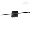 Dainolite 30w Wall Sconce Mb W/wh Acrylic Diffuser - ARY-3630LEDW-MB