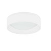 Dainolite 11" Flush Mount, Ivory Shade - CFLD-1114-198F