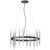 Dainolite 24lt Chandelier, Mb & Pc - DER-2424C-MB-PC