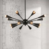 Dainolite 16lt Chandelier,  Mb - FOR-2616C-MB