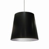 Dainolite 1lt Oversized Drum Pendant,large - Blk/slv - OD-L-697