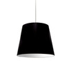 Dainolite 1lt Oversized Drum Pendant Medium Black Shade - OD-M-797