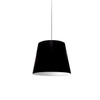 Dainolite 1lt Oversized Drum Pendant Small Black Shade - OD-S-797
