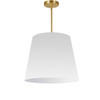 Dainolite 1lt Oversized Drum Pendant Medium, Wh Shade - ODR-M-790