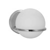 Dainolite 1lt Wall Sconce, Pc Finish With White Gl - SOF-61W-PC