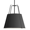 Dainolite 4lt Trapezoid Pendant Bk Shade W/ 790 Diff - TRA-304P-BK