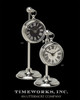 Uttermost Pocket Watch Nickel Marchant Black