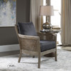 Uttermost Encore Dark Gray Armchair
